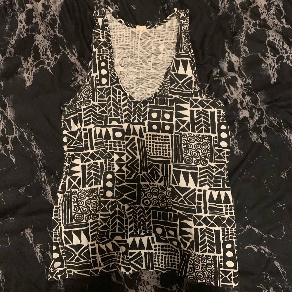 J Crew pattern tank top